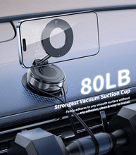 Chokox 360° Magnetic Car Phone Holder with Strong Suction – Dashboard & Windshield Mount